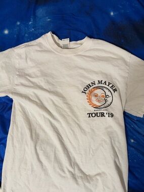 John Mayer Tour '19 Sun & Moon Graphic Tee - White